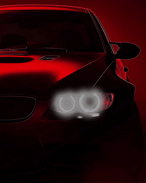 BMW M5 V1 - Neon Car Art