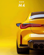 BMW M4 - Neon Car Art