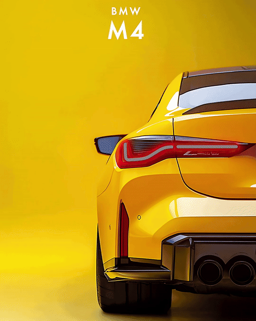 BMW M4 - Neon Car Art
