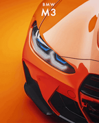 BMW M3 – Neon Car Art