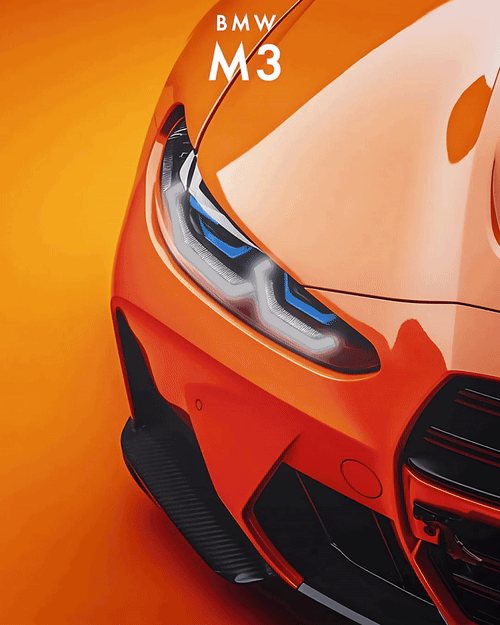 BMW M3 – Neon Car Art