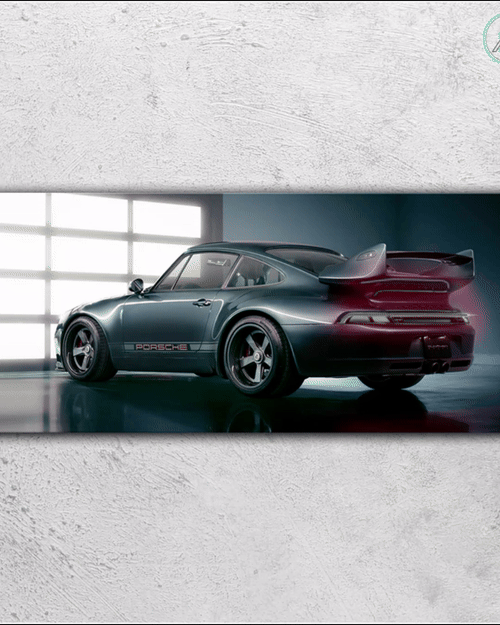 Porsche V2  - Neon Car Art
