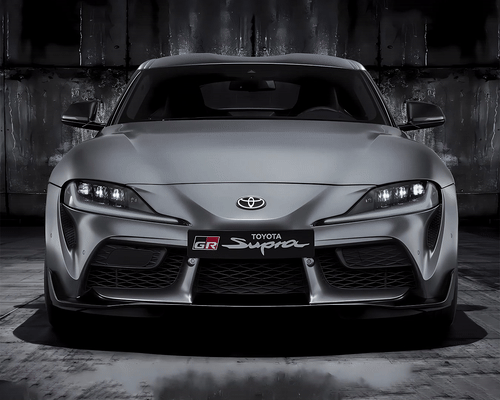 Toyota Supra V1 - Neon Car Art