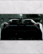 Lamborghini V6 - Neon Car Art