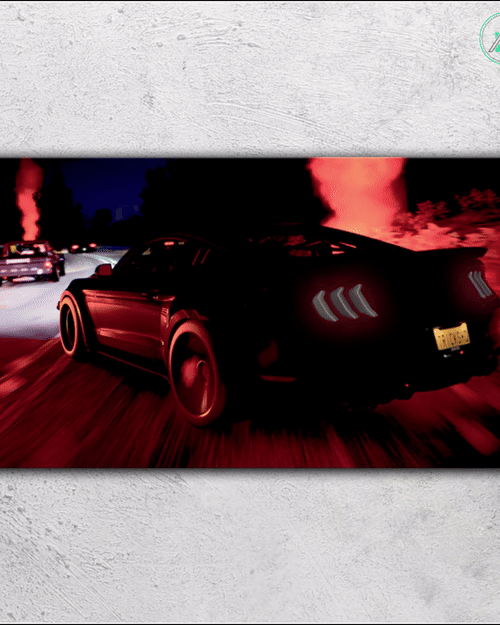 Mustang V1  - Neon Car Art