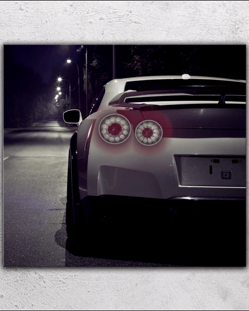 Nissan GTR V8  - Neon Car Art