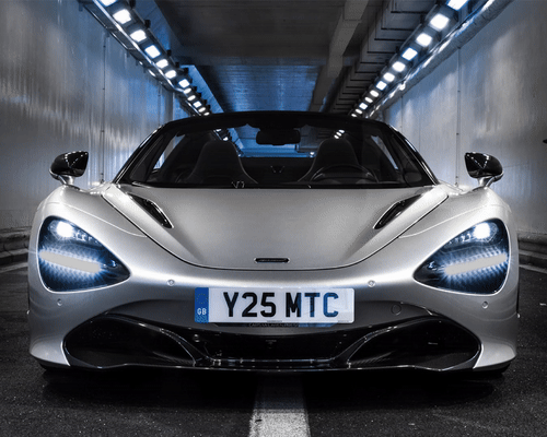 McLaren 720S Spider - Neon Car Art
