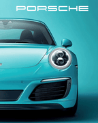 Porsche V7  - Neon Car Art