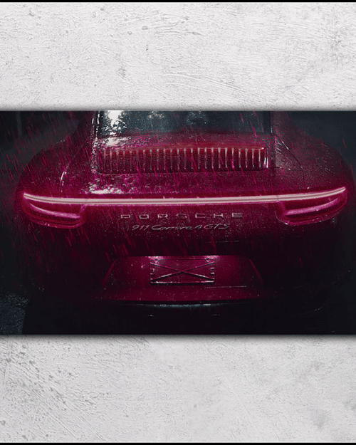 Porsche V1  - Neon Car Art