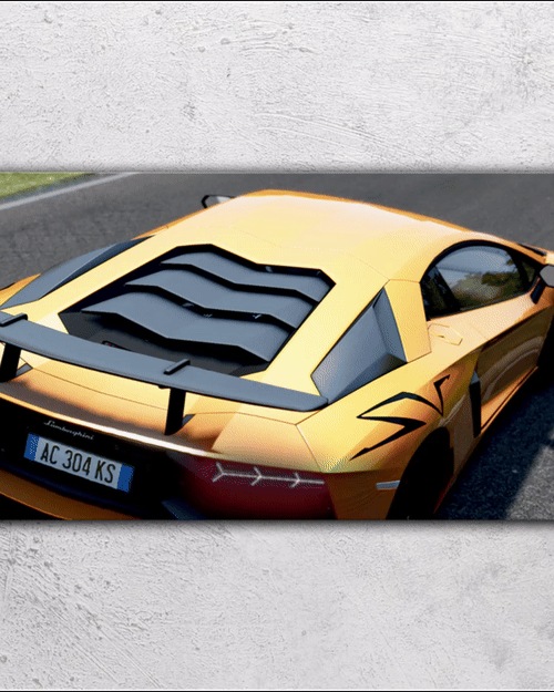 Lamborghini V7 - Neon Car Art