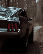 1969 Ford Mustang V1 - Neon Car Art