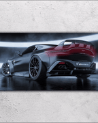 Aston Martin - Neon Car Art