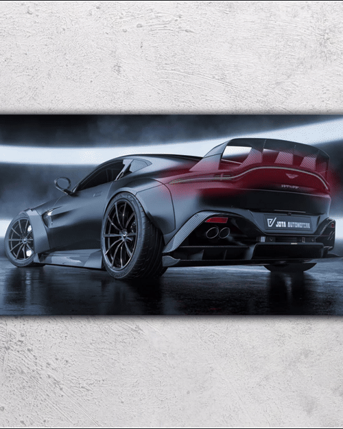 Aston Martin - Neon Car Art
