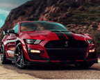 Ford Mustang Shelby GT500 V1 - Neon Car Art