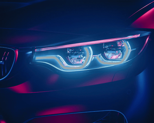 BMW M4 V1 - Neon Car Art