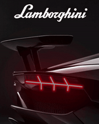 Lamborghini V4 - Neon Car Art