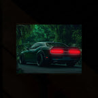 Dodge Challenger SRT Neon LED Metal Frame â Bold Automotive Wall Art 1