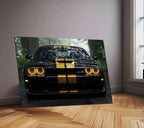 Dodge Challenger SRT Neon LED Metal Frame â Bold Automotive Wall Art 2