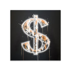 Dollar Sign – Neon Motivational Art