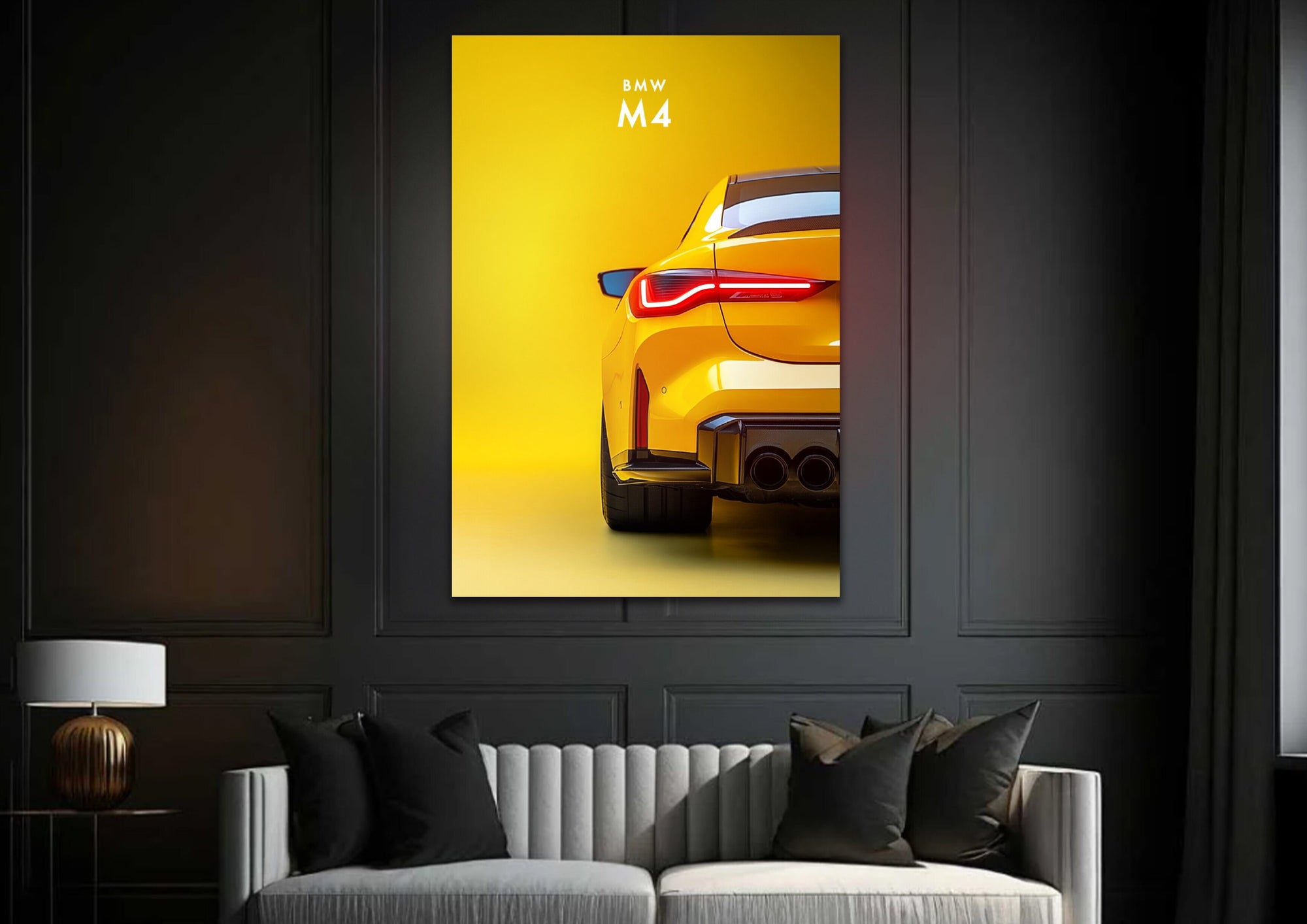 BMW M4 - Neon Car Art