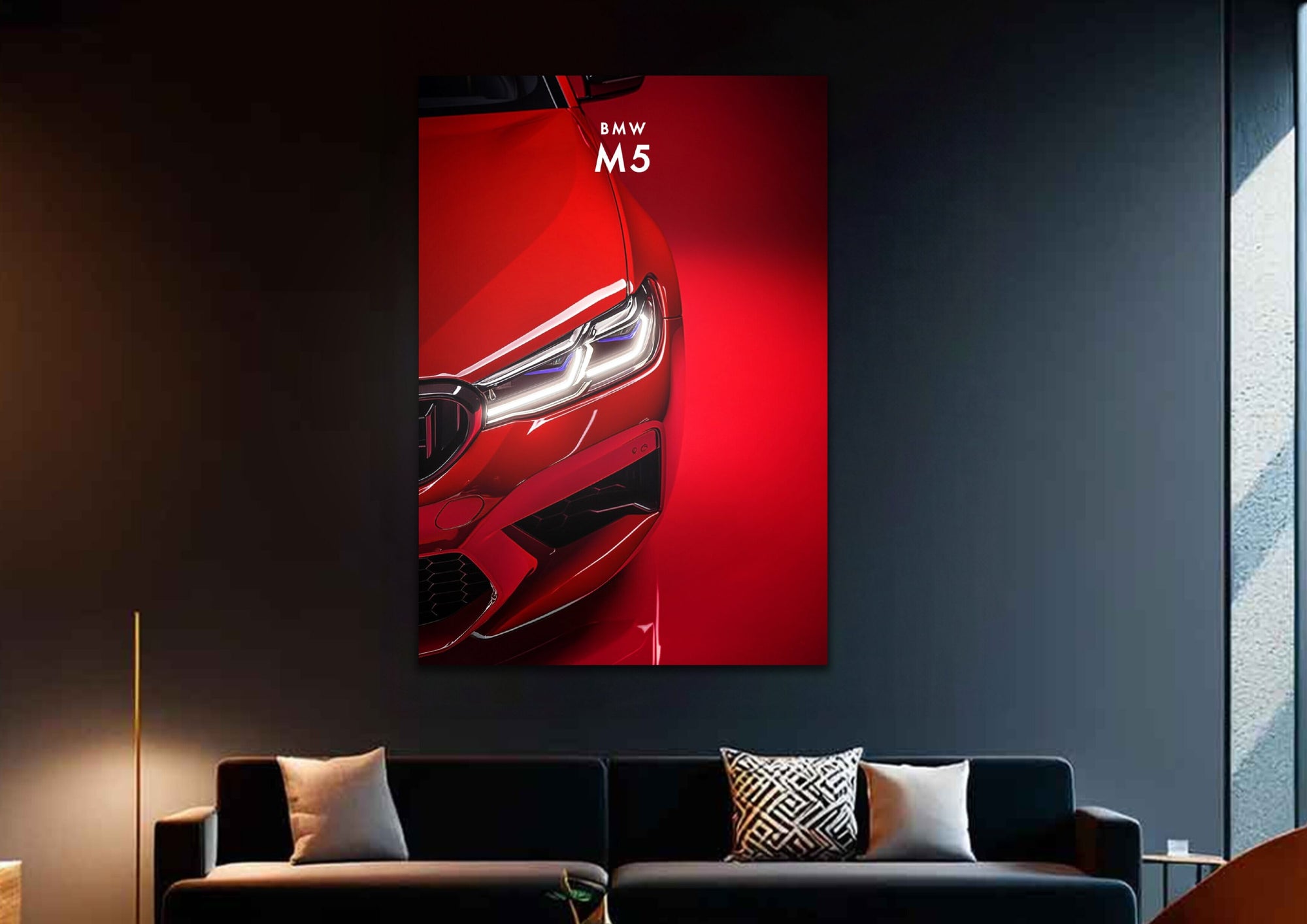 BMW M5 V3 – Neon Car Art