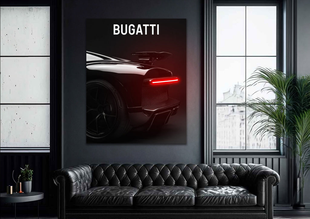 Bugatti V5 – Neon Car Art