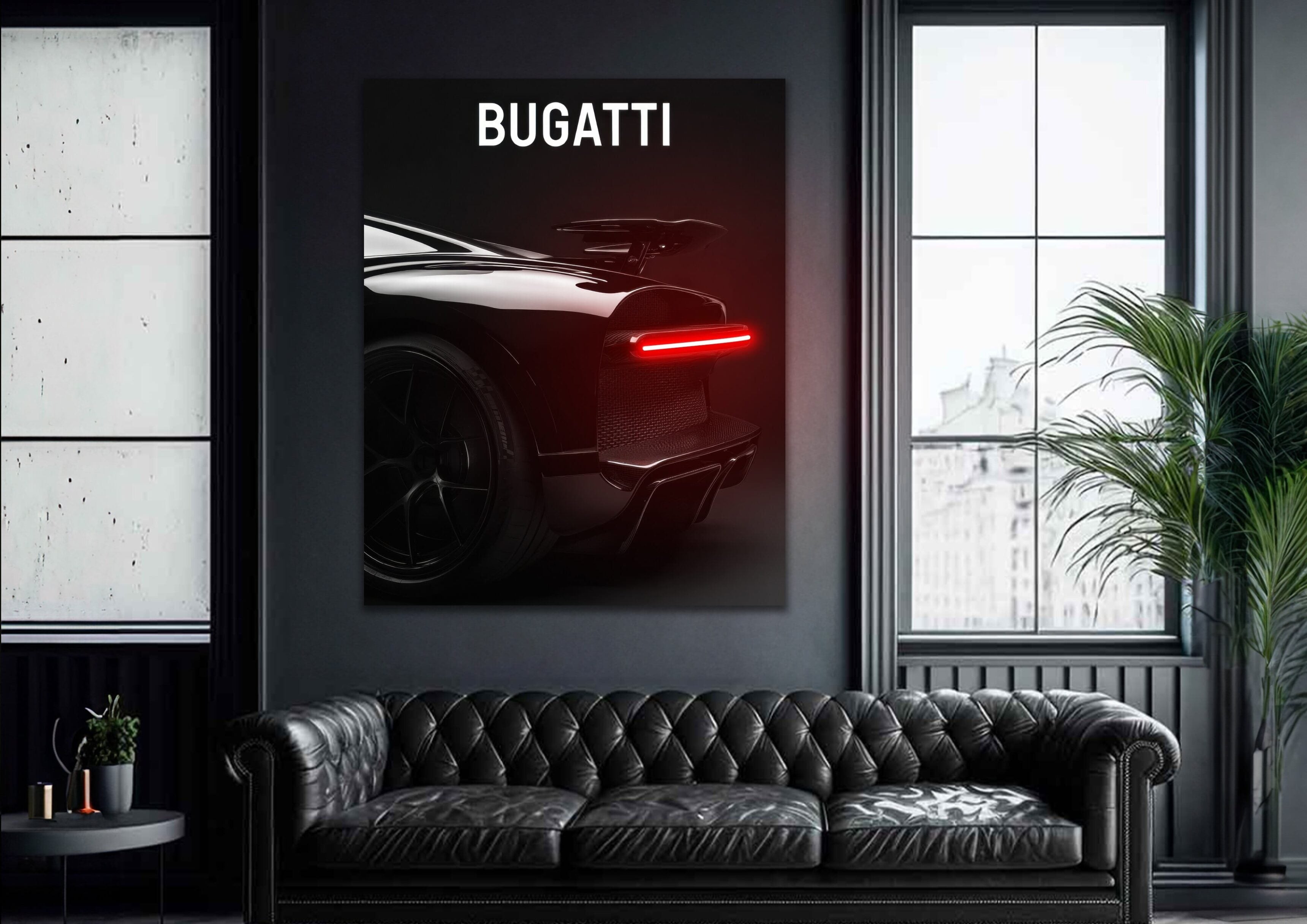 Bugatti V5 – Neon Car Art