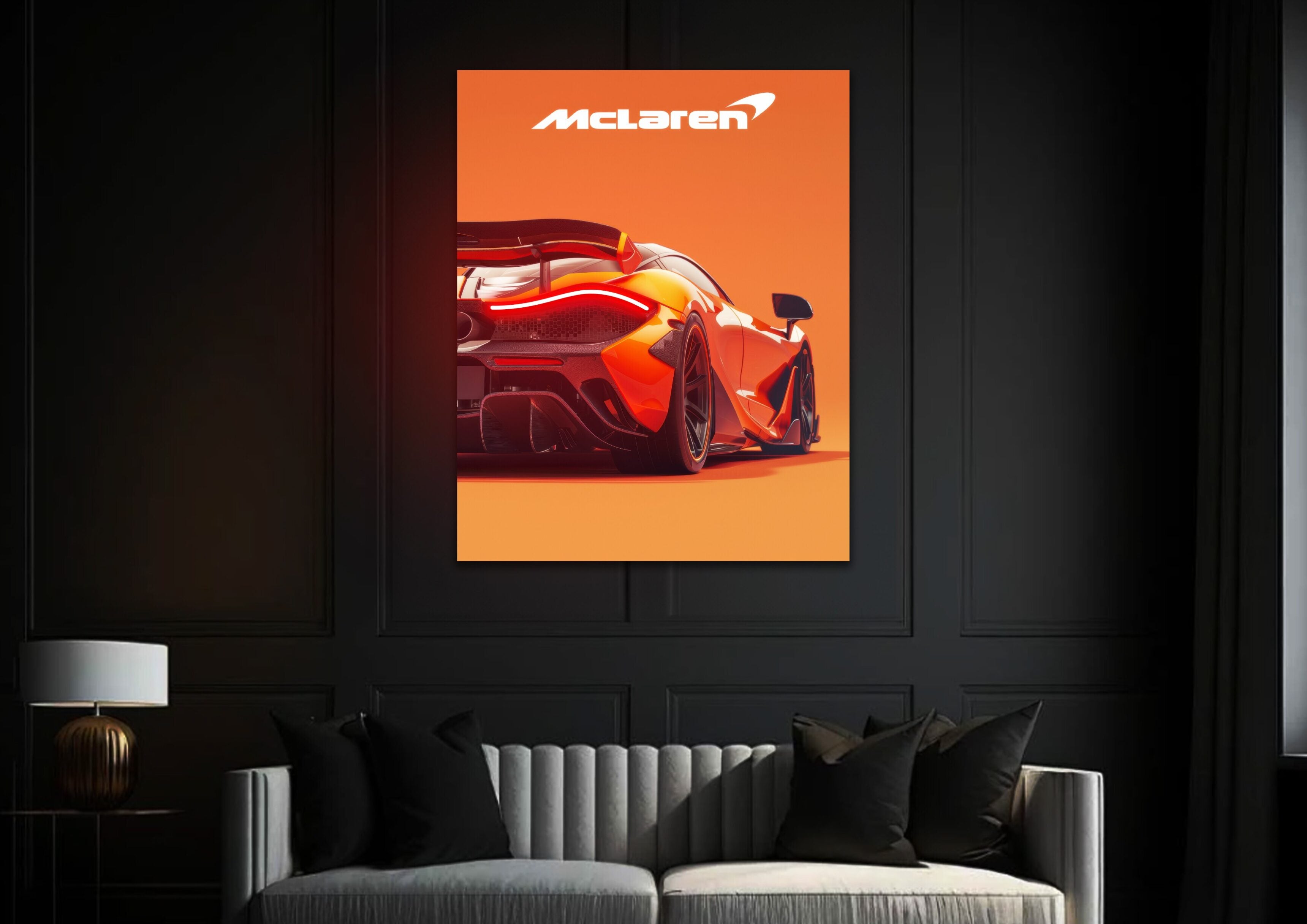 McLaren V2 – Neon Car Art