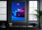 Nissan GT-R V2 - Neon Car Art