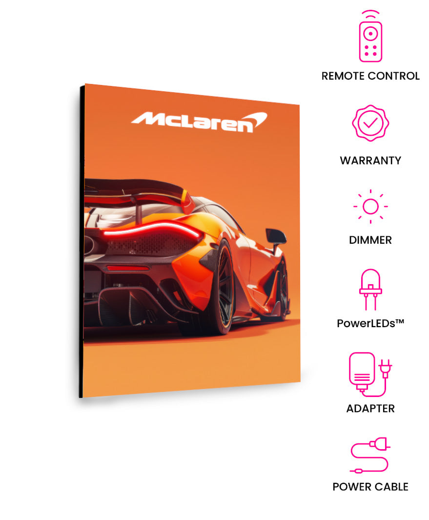 McLaren V2 – Neon Car Art