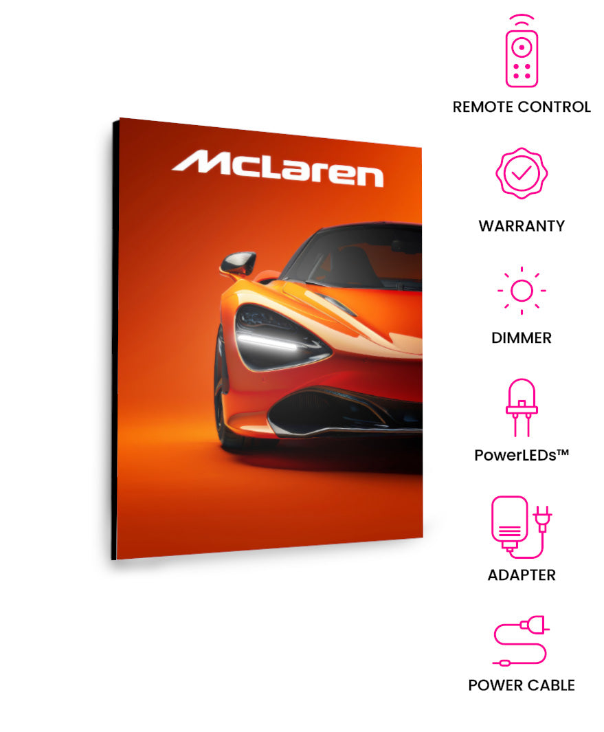 McLaren V3 – Neon Car Art