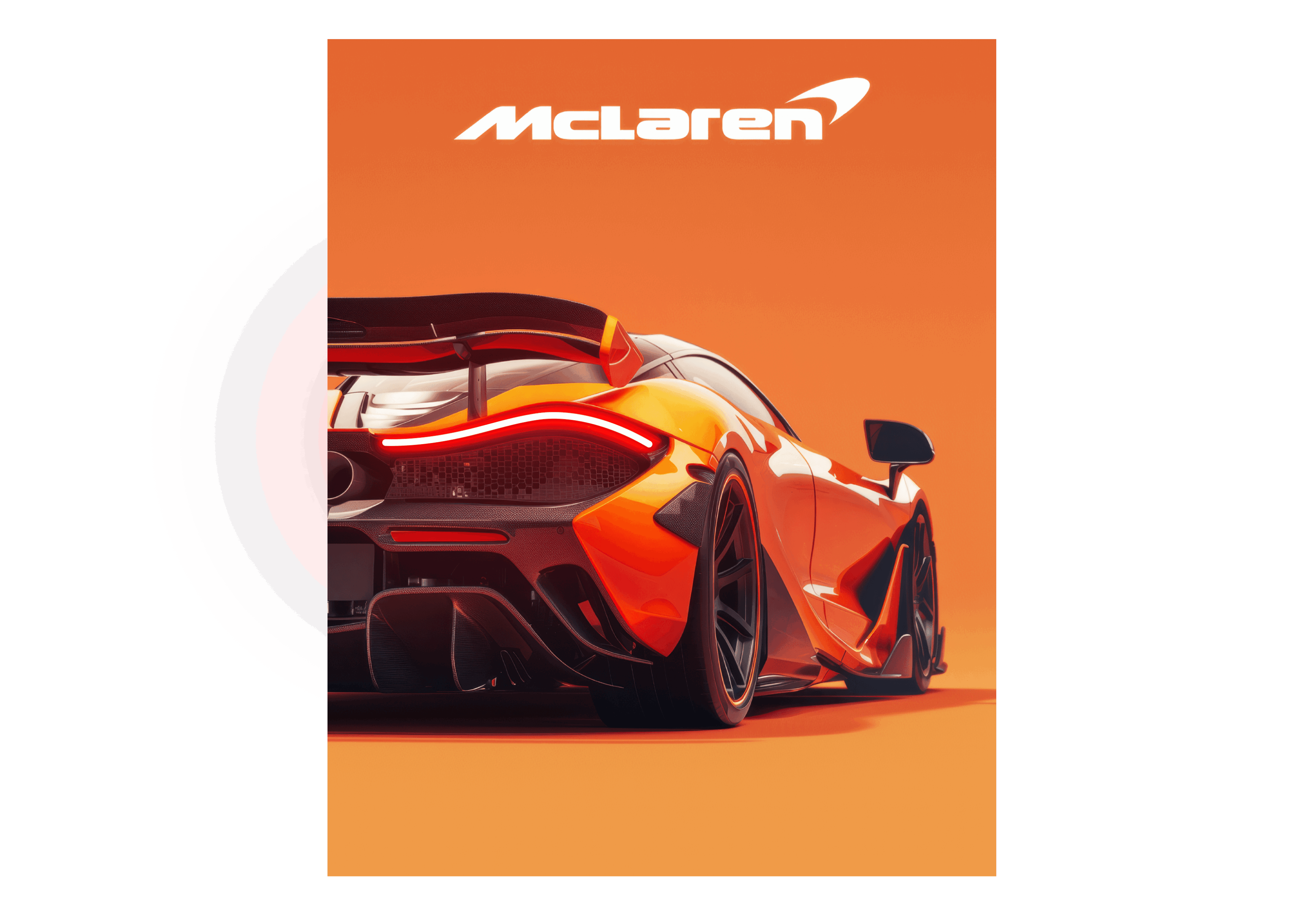 McLaren V2 – Neon Car Art