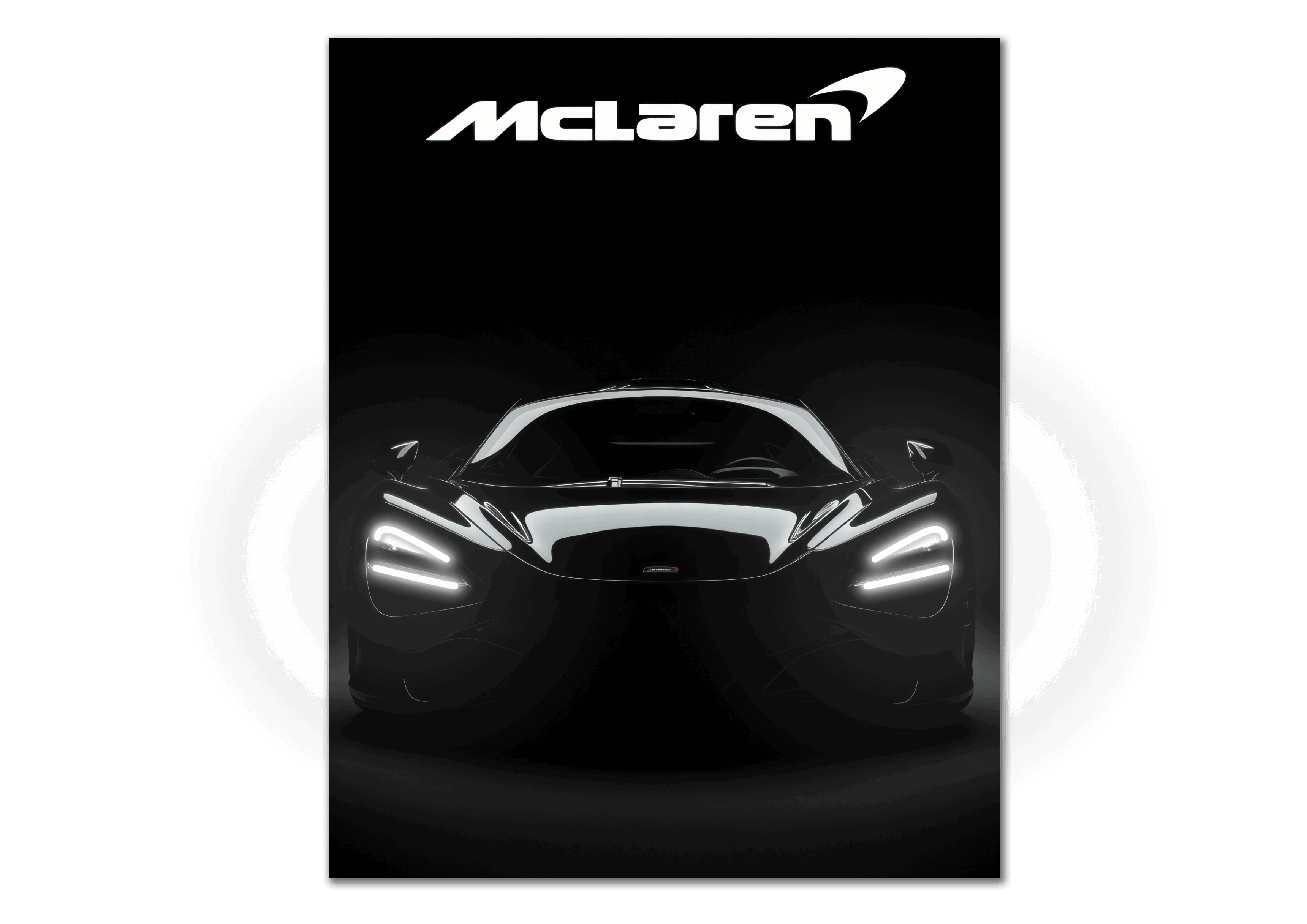 McLaren V1 - Neon Car Art