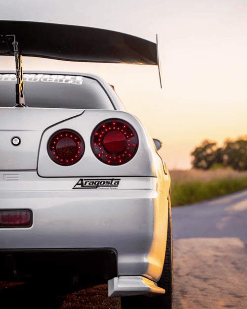 Nissan Skyline GT-R V1 - Neon Car Art