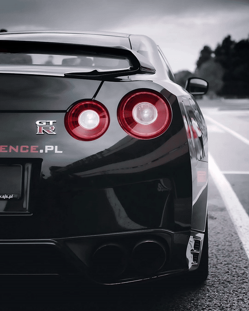 Nissan GT-R V4 - Neon Car Art