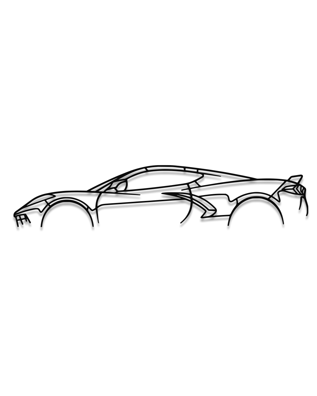Corvette C8 Silhouette