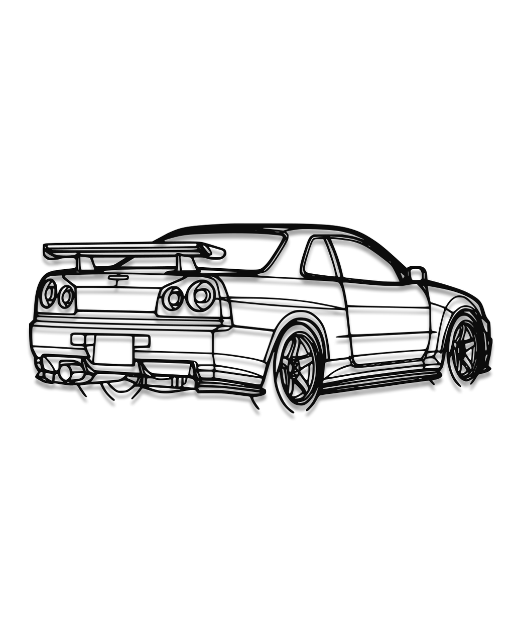 Nissan R34 GTR Rear