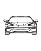 Corvette C8 front