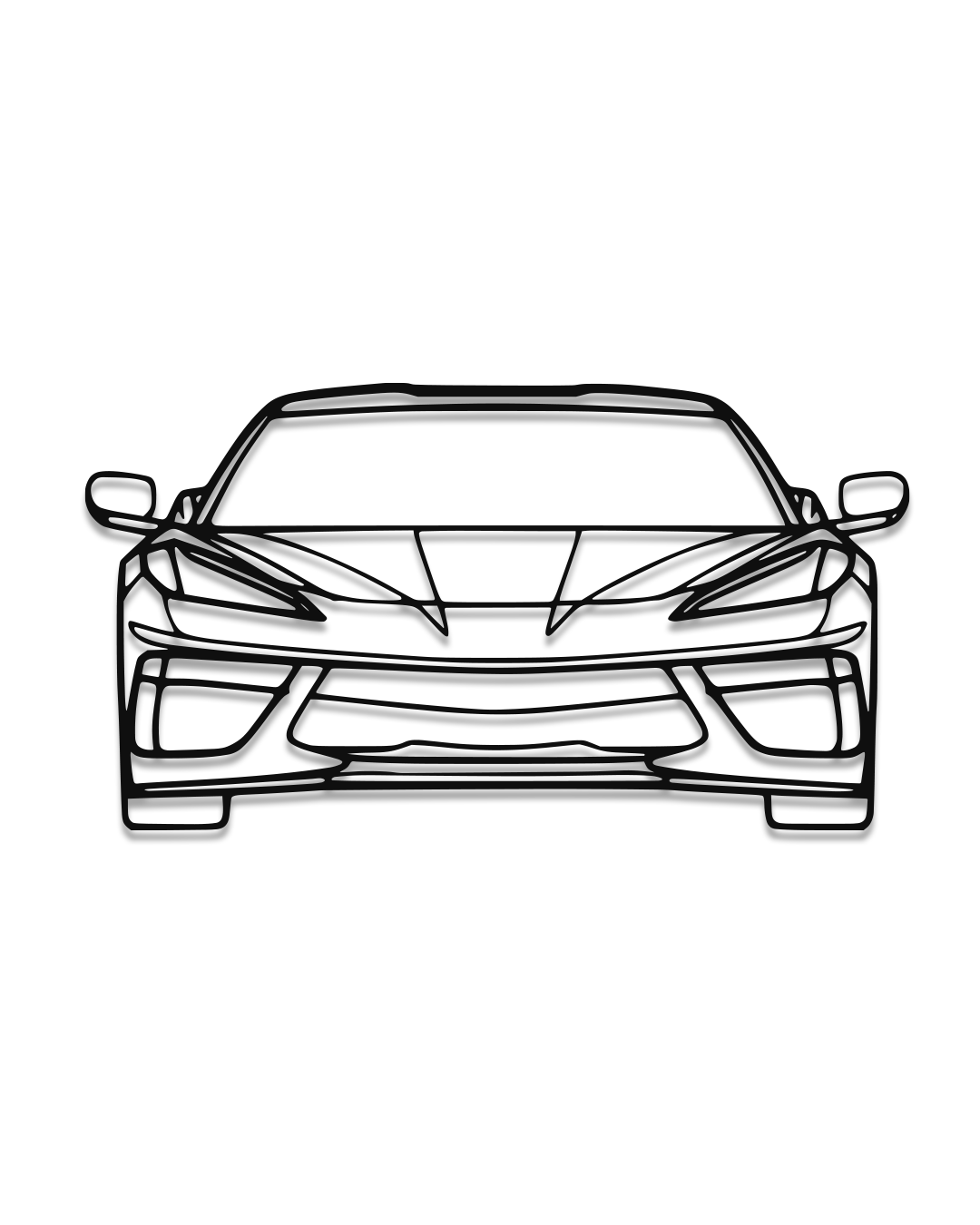 Corvette C8 front