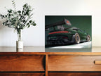 2025 Porsche 911 GT3 RS with Manthey Kit Neon LED Metal Frame â Ultimate Sports Car Wall Art