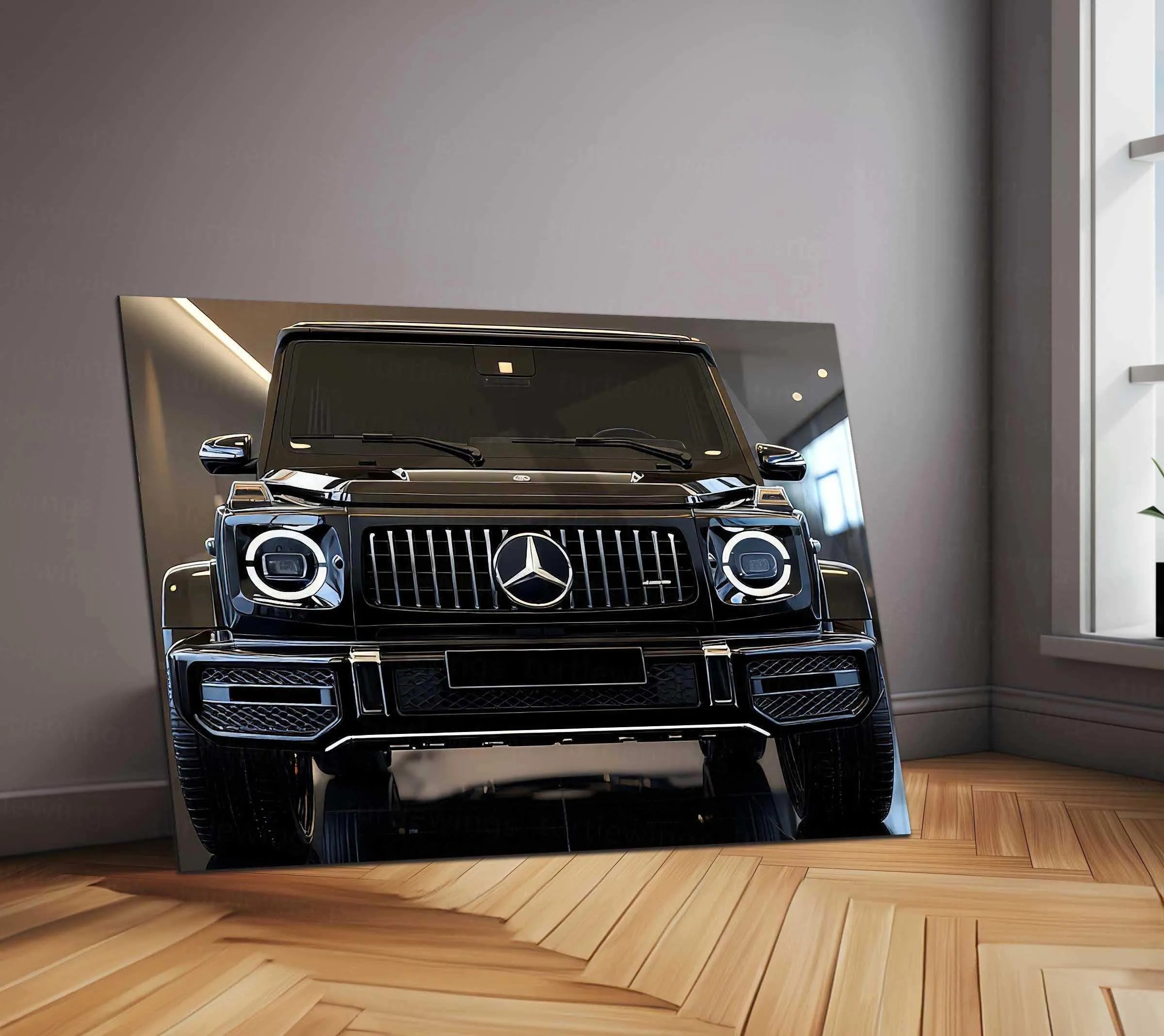 Mercedes GLS G Wagon Neon LED Metal Frame 1