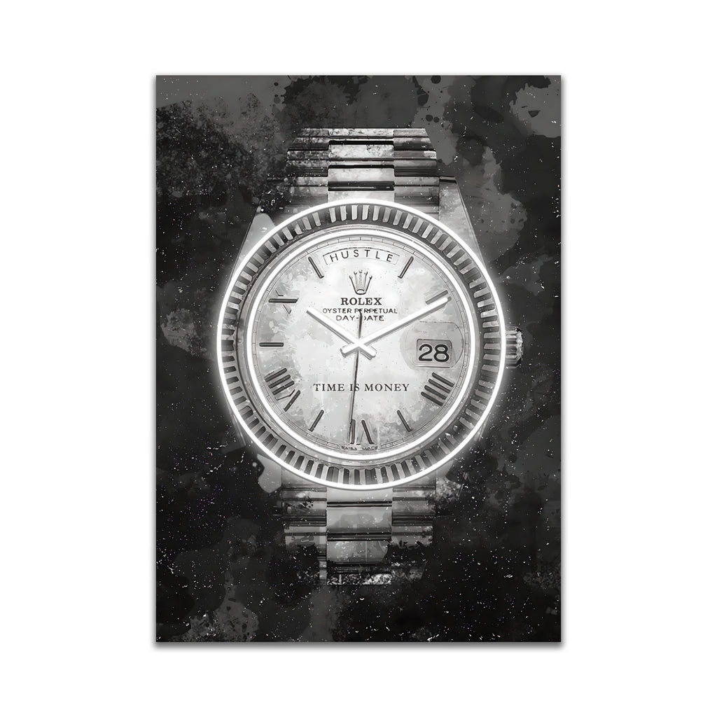Rolex V1 – Neon Motivational Art