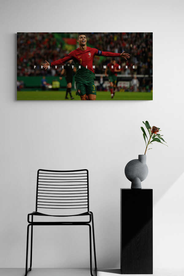 Cristiano Ronaldo - "Prove Them Wrong II" - Celebrity Wall Art