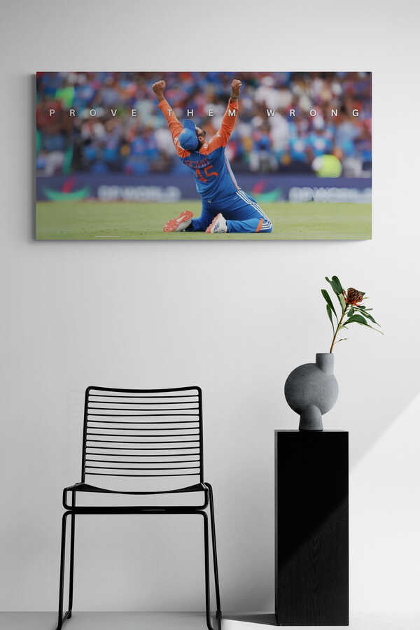 Rohit Sharma - "Prove Them Wrong" - Celebrity Wall Art