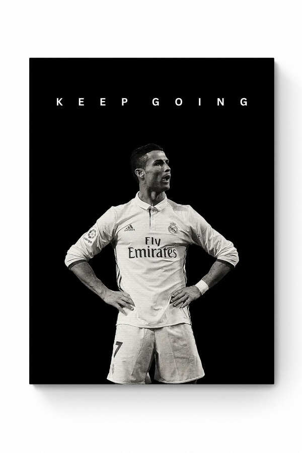 Cristiano Ronaldo - "Keep Going" - Celebrity Wall Art