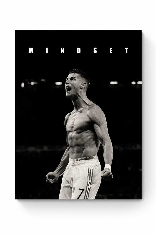 Cristiano Ronaldo - "Mindset" - Celebrity Wall Art