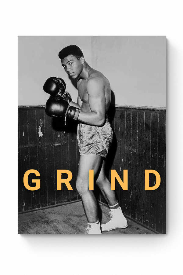 Muhammad Ali - "Grind" - Celebrity Wall Art
