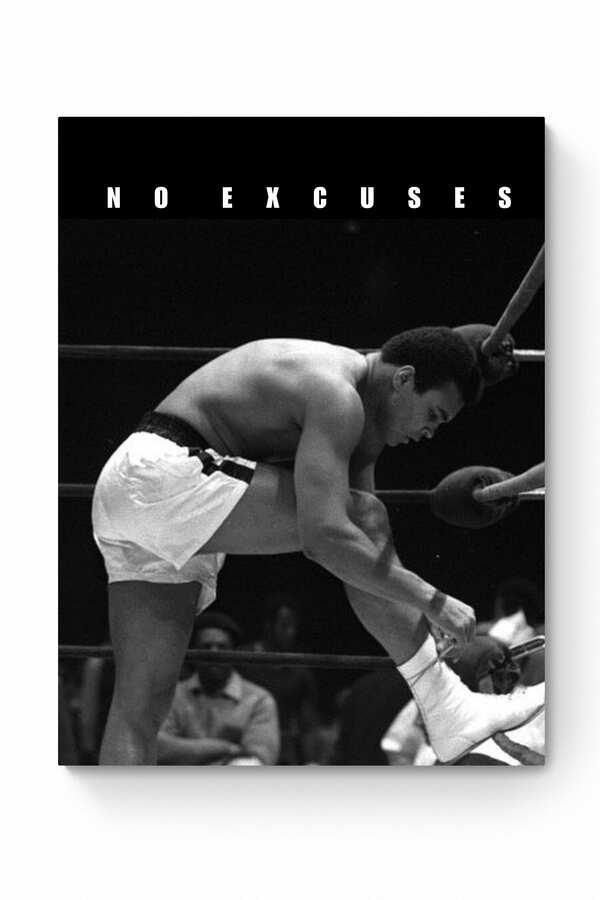 Muhammad Ali - "No Excuses" - Celebrity Wall Art