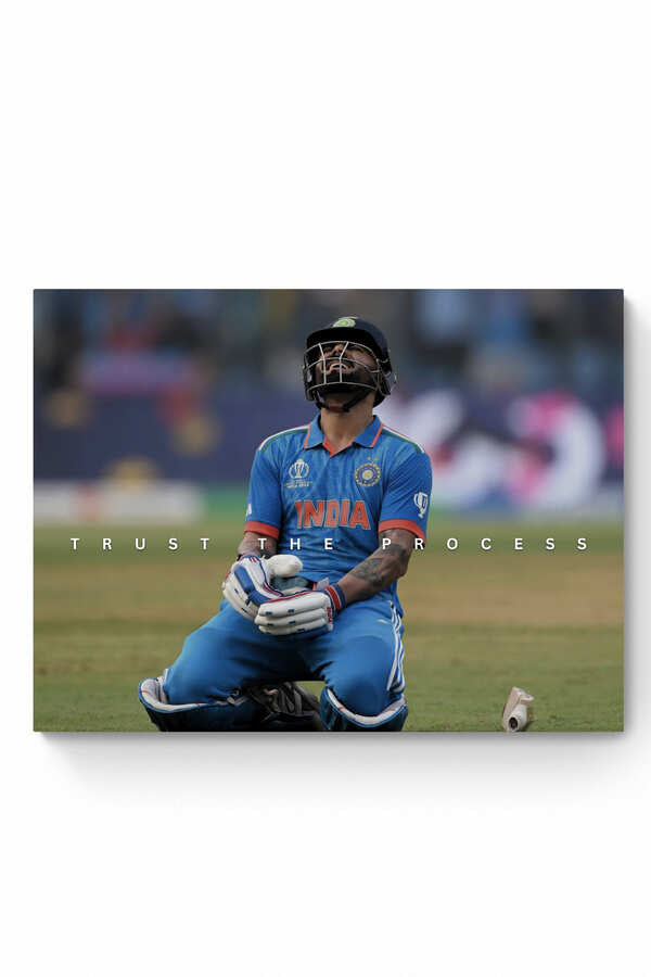 Virat Kohli - "Trust The Process" - Celebrity Wall Art