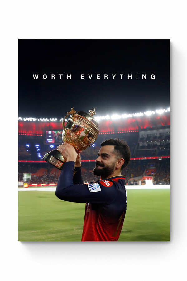 Virat Kohli - "Worth Everything" - Celebrity Wall Art
